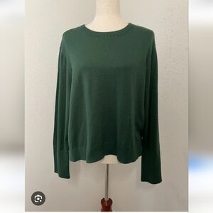 Gibson Latimer NWT Women's Forest Green Crew Neck Sweater XXL